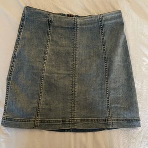 Free People Denim Skirt